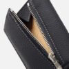 コンパクト 二つ折り財布 本革 メンズ クロ FUJITAKA