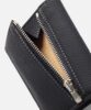 コンパクト 二つ折り財布 本革 メンズ クロ FUJITAKA