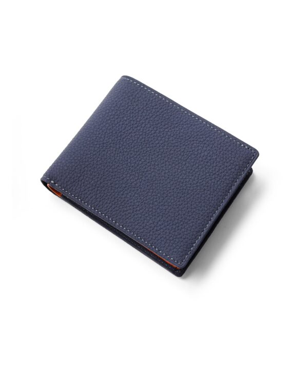 ムース レザー 本革 二つ折り財布 No.646637 コン