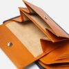 ムース レザー 本革 二つ折り財布 No.646637 コン