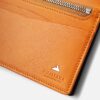 通しマチ かぶせ長財布 本革 メンズ クロ FUJITAKA