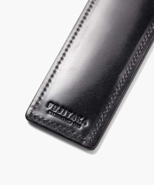 ボールペン ペンケースセット 革小物 オイルコードバン 馬革 メンズ クロ FUJITAKA