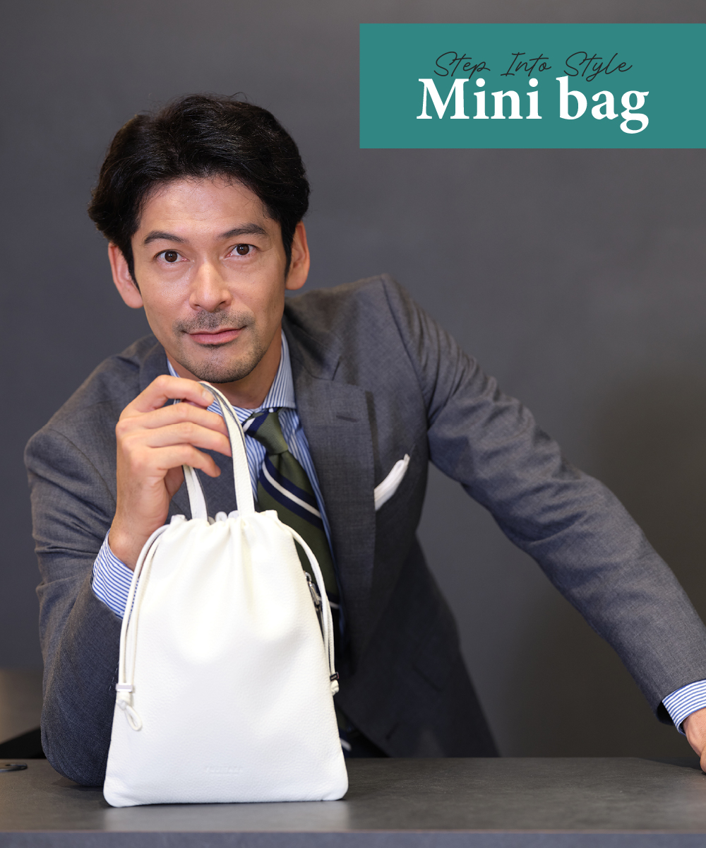 おじフェスとFUJITAKAのレザーバッグのコラボレーション