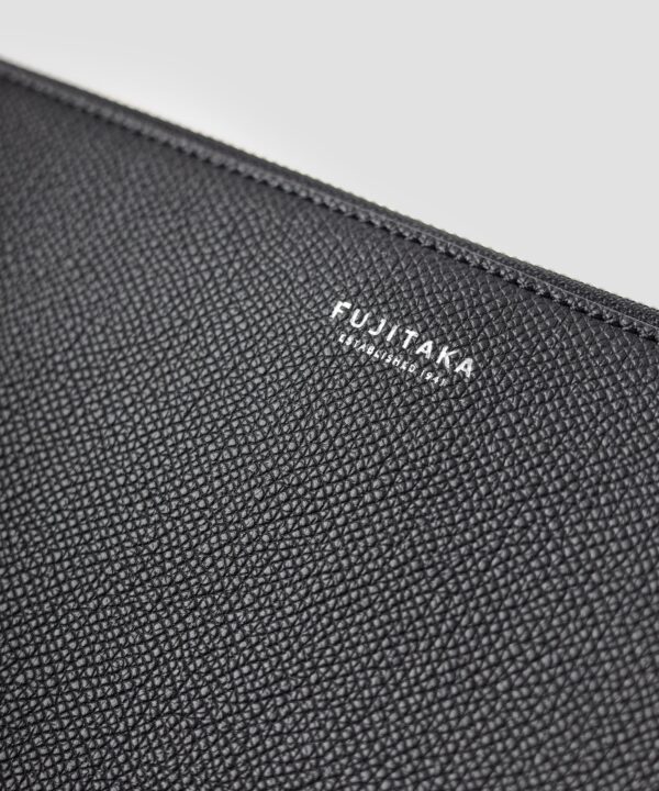 レザークラッチバッグ 本革 B5 メンズ クロ FUJITAKA