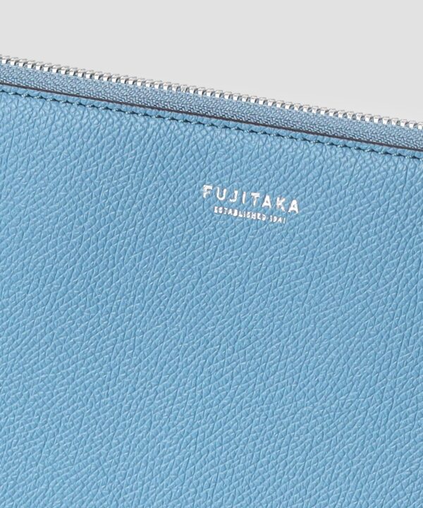 レザークラッチバッグ 本革 A4 メンズ ブルー FUJITAKA