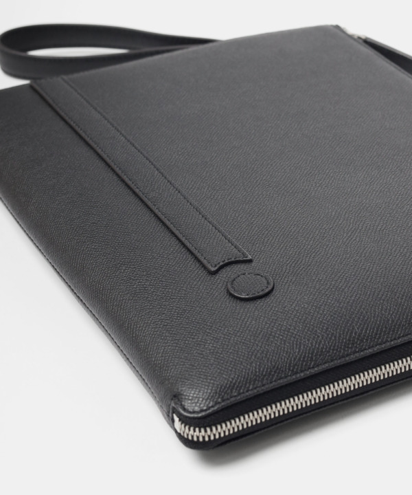 625251_02_01-black_02 レザークラッチバッグ A4 本革 ワープロラックス カーフレザー メンズ ブラック NO CHASER FUJITAKA