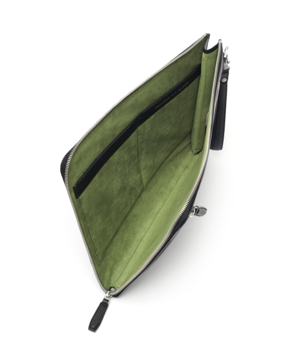 625251_02_01-black_05 レザークラッチバッグ A4 本革 ワープロラックス カーフレザー メンズ ブラック NO CHASER FUJITAKA