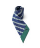 スカーフ ストライプ柄 シルク メンズ グリーン FUJITAKA