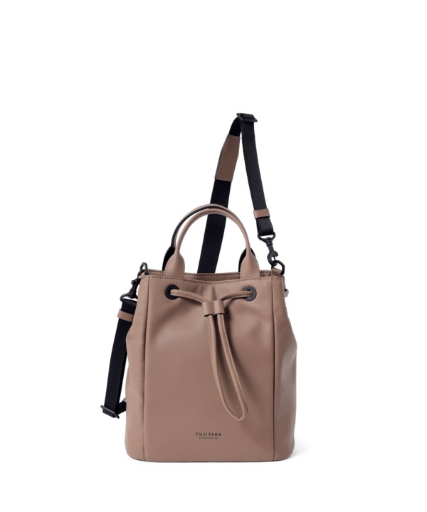 ショルダーバッグ レザー 牛革 メンズ FUJITAKA トープ