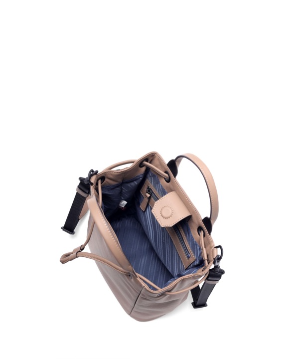 ショルダーバッグ レザー 牛革 メンズ FUJITAKA トープ