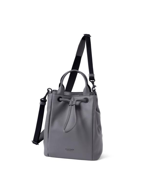 ショルダーバッグ レザー 牛革 メンズ FUJITAKA グレー
