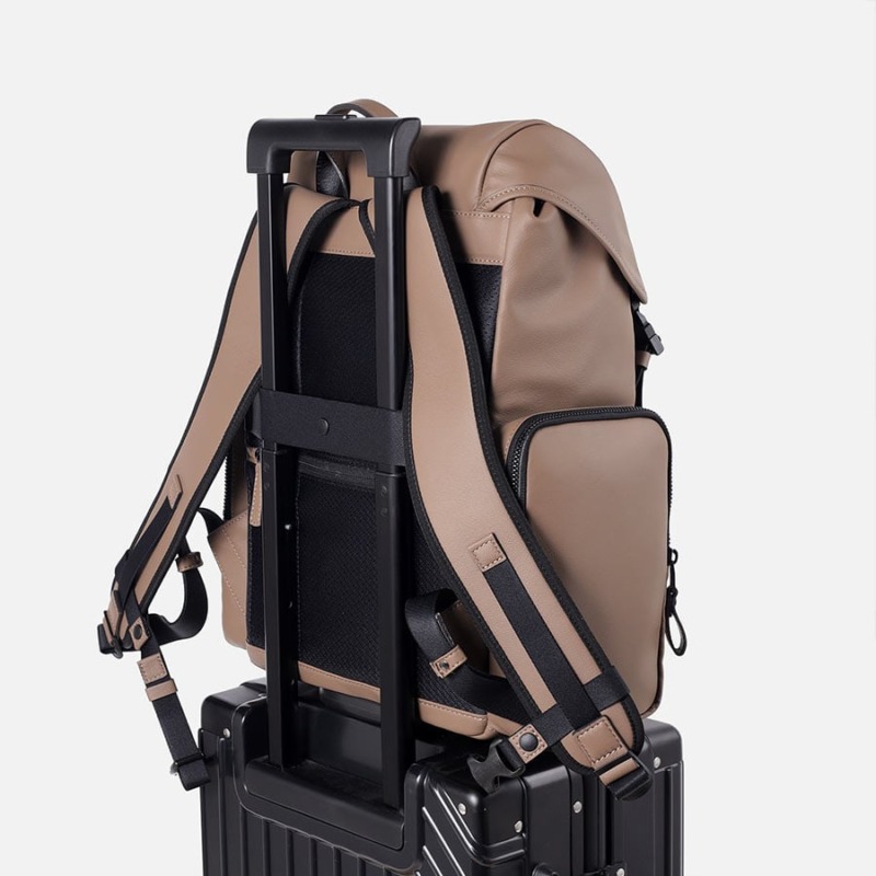 リュック レザー 牛革 A4 iPad収納対応 セットアップ対応 メンズ FUJITAKA 収納機能