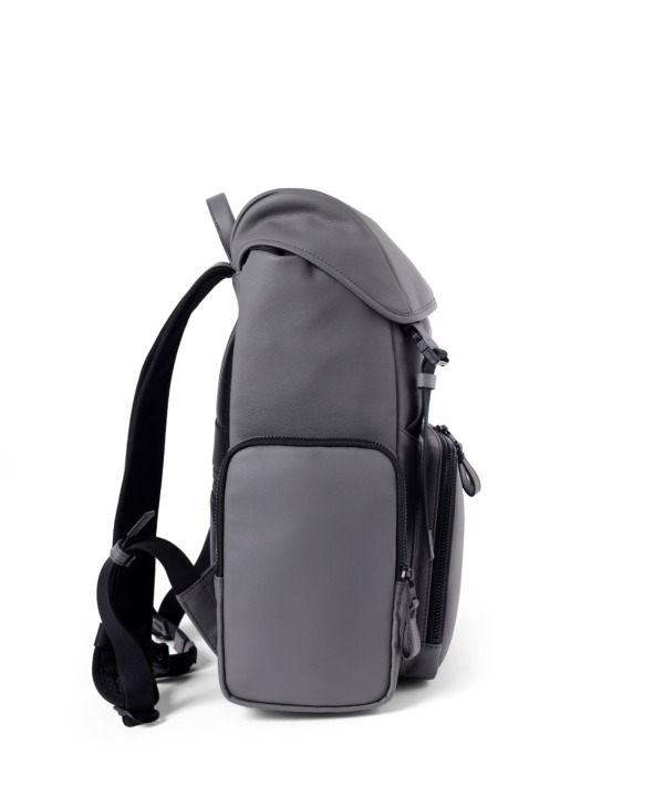 リュック レザー 牛革 A4 iPad収納対応 セットアップ対応 メンズ FUJITAKA グレー