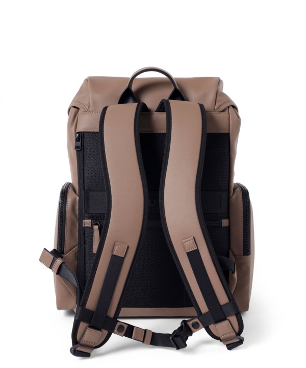 リュック レザー 牛革 A4 iPad収納対応 セットアップ対応 メンズ FUJITAKA トープ