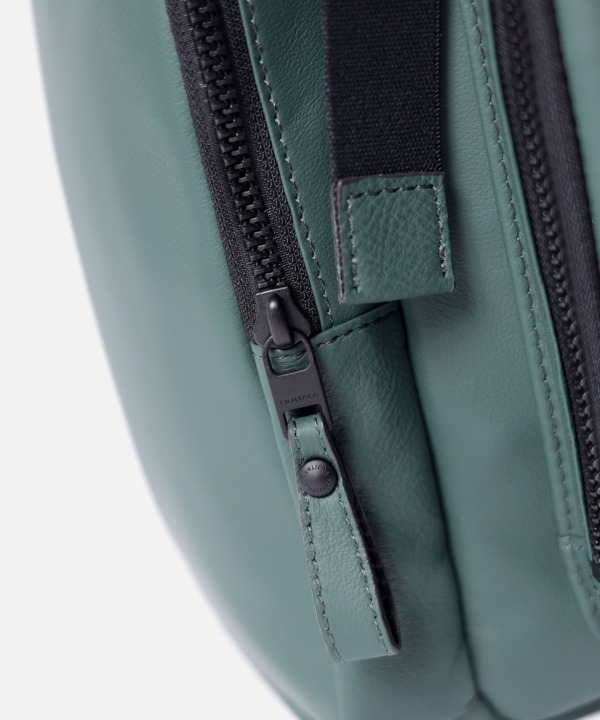 リュック レザー 牛革 A4 iPad収納対応 セットアップ対応 メンズ FUJITAKA グリーン