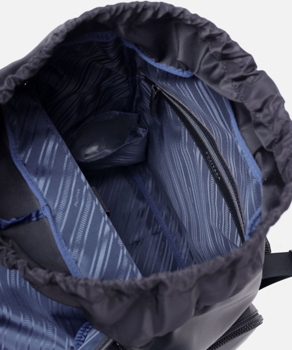 リュック レザー 牛革 A4 iPad収納対応 セットアップ対応 メンズ FUJITAKA クロ