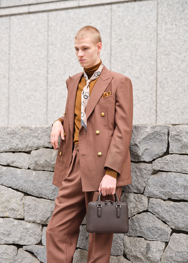 FUJITAKA レザーブリーフ エキストラアンティック